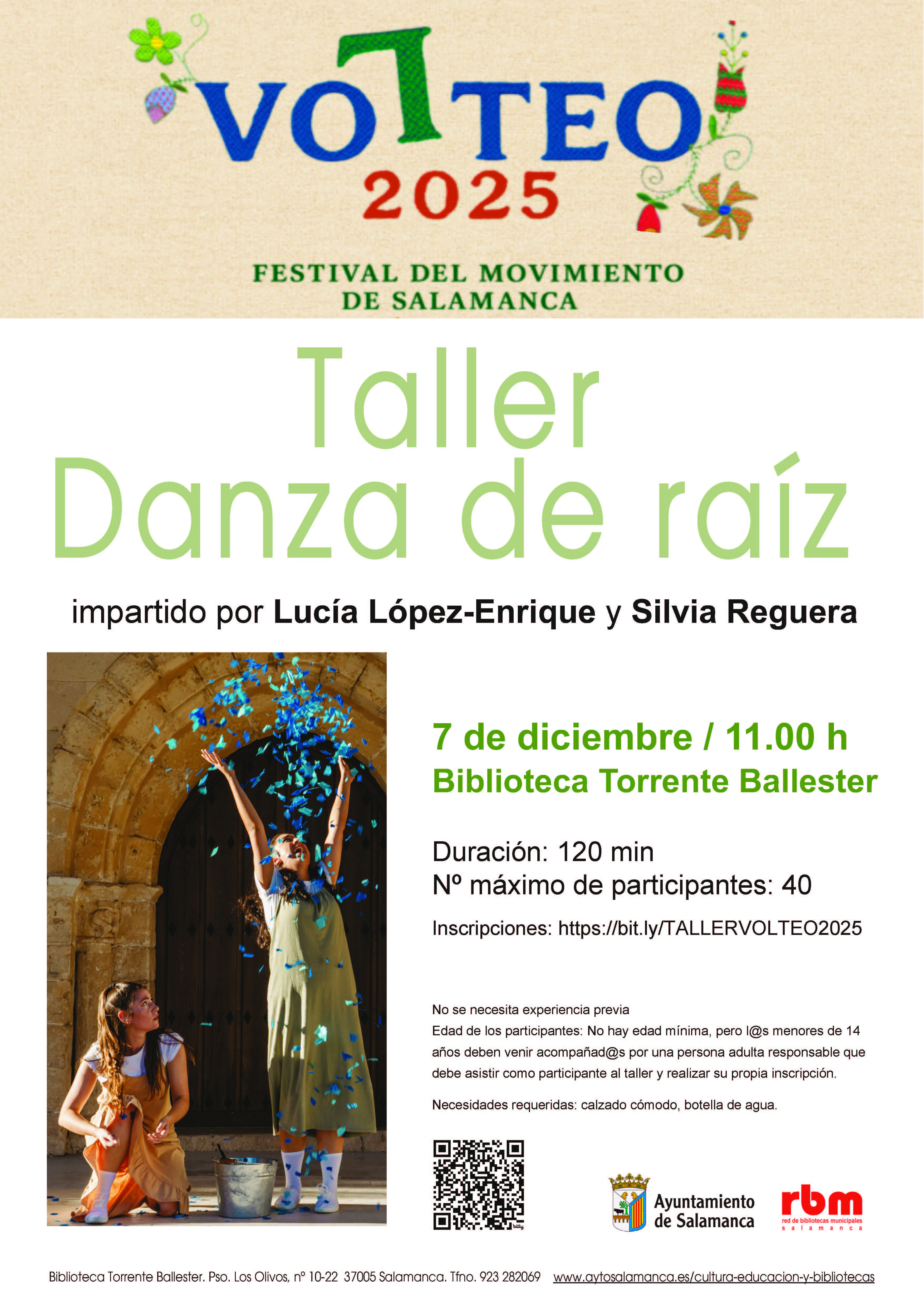 VOLTEO 2025. Taller de danza de raíz